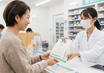 調剤薬局での受け取り